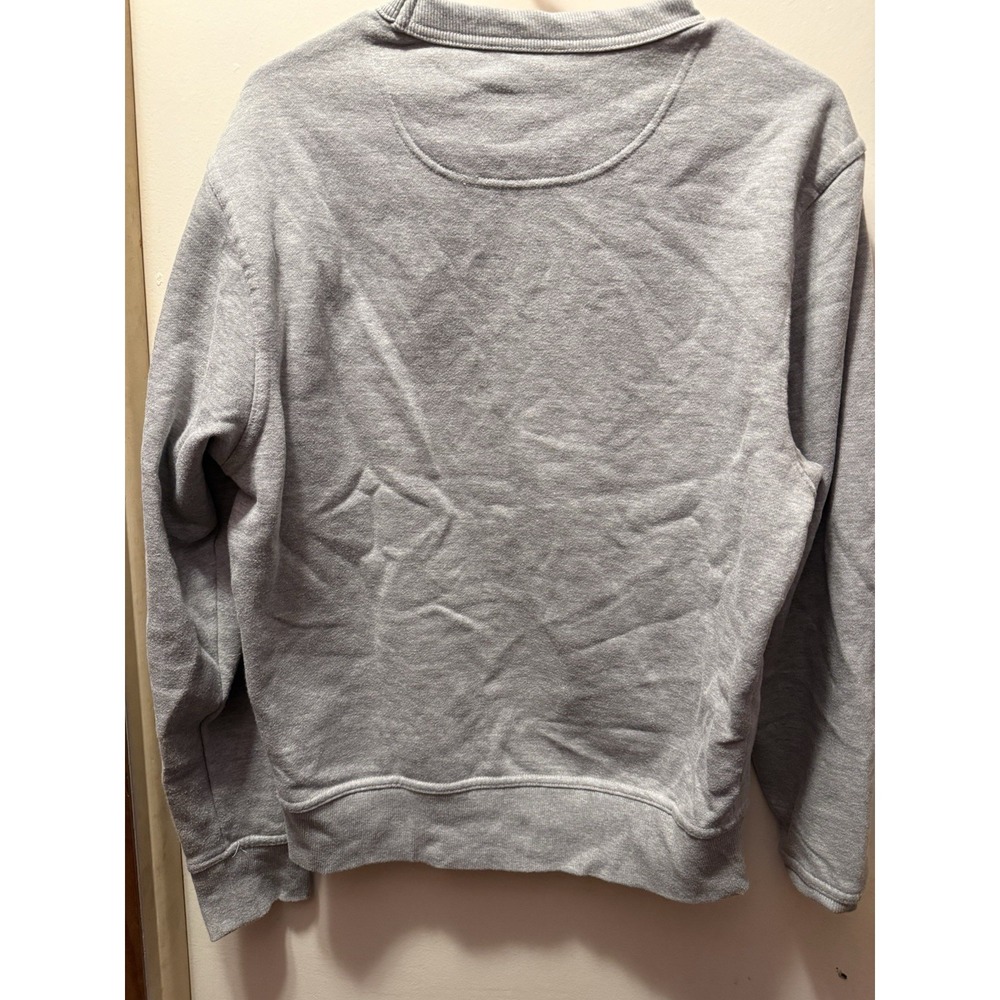Champion Men's Small Sweatshirt Heather Gray Camo Logo Pullover Casual Active - Picture 7 of 11